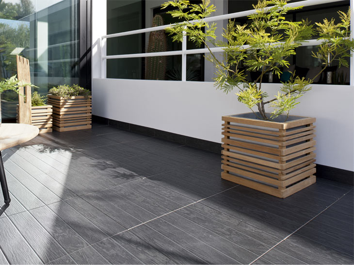 Terrasse carrellage